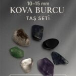 Sertifikalı Kova Burcu Doğal Taş Kütle Seti 10-15 mm - Yaratıcılık ve Sezgi Enerjisi Taşları