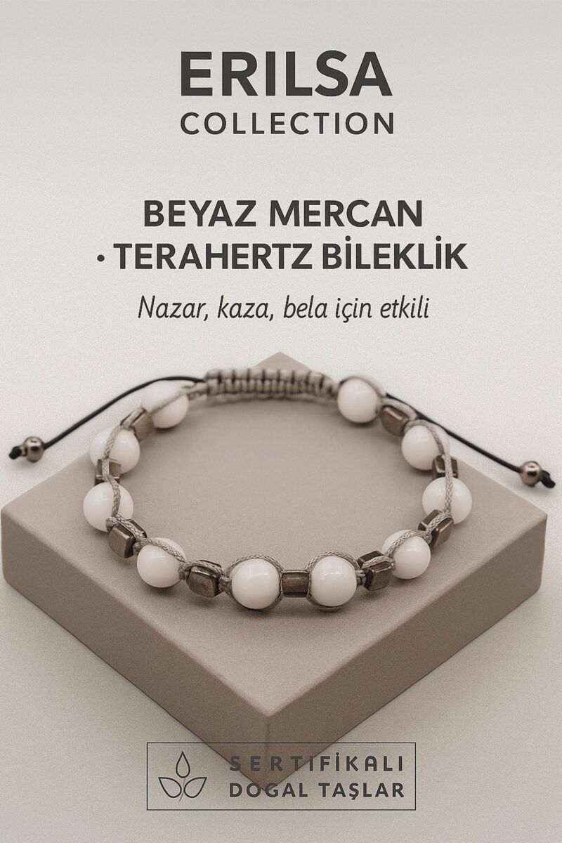 Sertifikalı Terahertz - Beyaz Mercan – Nazar, Kaza, Bela Koruma Enerjisi