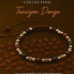 Sertifikalı Tansiyon Dengeleme Bilekliği - Kahverengi Obsidyen Terahertz Taşı – 6 mm Doğal Taş