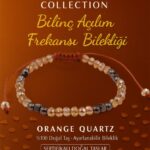 aSertifikalı Bilinç Açılım Frekansı Enerji Bilekliği – Orange Quartz Doğal Taşı (İnce Model)