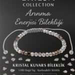 Sertifikalı Arınma Enerjisi Negatif Temizlik Frekansı Bilekliği -Kristal Kuvars Terahertz Doğal Taş