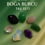 Sertifikalı Boğa Burcu Doğal Taş Kütle Seti 10-15 mm – Sevgi Güven ve Huzur Enerjisi Taşları