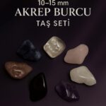 Sertifikalı Akrep Burcu Doğal Taş Kütle Seti 10-15 mm - Koruma ve Dönüşüm Enerjisi Taşları