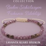 Sertifikalı Beden Sirkülasyon Frekansı Bilekliği -  Lavanta Kuvars Terahertz Doğal Taş 4 mm