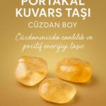 Sertifikalı Portakal Kuvars Taşı Kütle 10-15 mm – Canlılık Enerji ve Bolluk Taşı