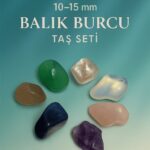 Sertifikalı Balık Burcu Doğal Taş Kütle Seti 10-15 mm - Şefkat ve Sezgi Enerjisini Güçlendirir