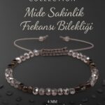 Sertifikalı Mide Sakinlik Frekansı Bilekliği – Hematit Kristali Terahertz İnce Model