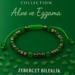 Sertifikalı Akne ve Egzama Destek Bilekliği - Zebercet ve Terahertz Taşı 6mm