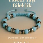 Sertifikalı Akuamarin Fasetli Taşı Bileklik 6x6 mm – Duygusal Denge ve Sakinlik Taşı