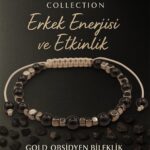 Sertifikalı Eril Enerjisi ve Etkinlik Bilekliği – Gold Obsidyen Taşı – 6 mm Doğal Taş