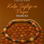 Sertifikalı Kalp Sağlığı ve Nazar Bilekliği – Karnelyan Akik - Terahertz (6 mm)