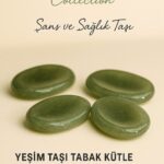 Sertifikalı Yeşim Taşı Kase Kütle 35 mm Doğal Şans ve Sağlık Taşı
