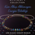 Sertifikalı Kan Akışı Aktivasyon Enerji Dengesi Bilekliği - Gökkuşağı Hematit Terahertz Taşı 4mm