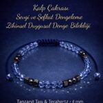 Sertifikalı Kalp Çakrası Sevgi ve Denge Bilekliği – Tanzanit Taşı Terahertz Taşı