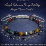 Sertifikalı Alerjik Solunum Denge Bilekliği – Kızıl Akik Yeşil Akik Sarı Akik Yeşim Terahertz Doğal