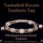 Sertifikalı Pıhtılaşma Uyum Enerji Frekansı – Turmalinli Kuvars ve Terahertz Doğal Taş 8 mm