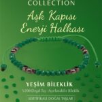 Sertifikalı Aşk Kapısı Enerji Aktivasyonu Bilekliği – Yeşim ve Terahertz Doğal Taş 4 mm