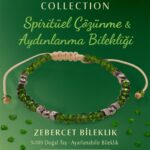 Sertifikalı Spiritüel Çözünme ve Aydınlanma Bilekliği – Zebercet Peridot ve Terahertz Doğal Taş 4x4