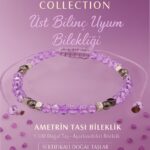 Sertifikalı Üst Bilinç Uyum ve Denge Enerji Bilekliği – Ametrin ve Terahertz Doğal Taş 4 mm