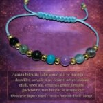 Sertifikalı 7 Çakra Denge Ve Enerji Uyum Bilekliği – Doğal Taş Şifa Serisi - Buz Mavisi