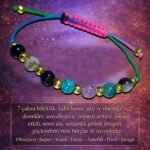 Sertifikalı 7 Çakra Denge Ve Enerji Uyum Bilekliği – Doğal Taş Şifa Serisi - Ebruli Renk