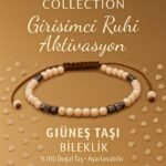 Sertifikalı Girişimci Ruhi Aktivasyon Bilekliği - Güneş Taşı ve Terahertz Doğal Taş 4 mm