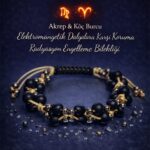 Sertifikalı Elektromanyetik Dalgalara Karşı Enerji Denge Bilekliği - Şungit Terahertz 6mm Doğal Taş