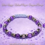 Sertifikalı Stres Kaygı Ruhsal Huzur Duygusal Denge Bilekliği – Ametist Terahertz 6 mm Doğal Taş