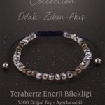 Sertifikalı Zihin Odak Enerji Aktivasyonu Bilekliği – Terahertz Doğal Taş 4 mm