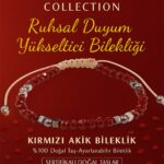Sertifikalı Ruhsal Duyum Yükseltici Enerji Bilekliği – Kırmızı Akik ve Terahertz Doğal Taş 4 mm