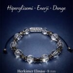Sertifikalı Hiperglisemi Şeker Enerji ve Denge Bilekliği – Herkimer Elması (Herkimer Diamond) Taşı
