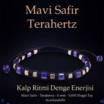 Sertifikalı Kalp Ritmi Denge Enerjisi – Mavi Safir ve Terahertz Doğal Taş 4 mm Ayarlanabilir