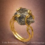 Sertifikalı Uyku Bozukluğu Gece Kaygısı Sabah Yorgunluk Enerji Yüzüğü – Ham Pirit Taşı – Ayarlamalı