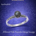 Sertifikalı Zihinsel Yük Transfer Denge Yüzüğü – Labradorit Ayarlamalı İnce Kasa Kova Akrep Yay Burç