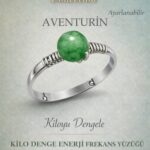 Sertifikalı Kilo Denge Enerji Yüzüğü – Aventurin Taşı Ayarlamalı İnce Kasa Başak Oğlak Terazi Burcu