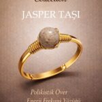 Sertifikalı Polikistik Enerji Yüzüğü – Jasper Taşı Ayarlanabilir Gold İnce Kasa Başak Boğa Burcu