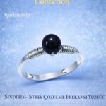 Sertifikalı Sindirim Stres Çözülme Frekansı Yüzüğü – Oniks Ayarlanabilir İnce Oğlak Boğa Akrep Burç