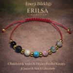 Sertifikalı Kırmızı 7 Çakra Denge Enerji Uyum Psikosomatik Arınma Enerji Bilekliği – Doğal Taş Şifa