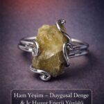Sertifikalı Duygusal Denge ve İç Huzur Enerji Yüzüğü – Ham Yeşim Taşı – Ayarlanabilir