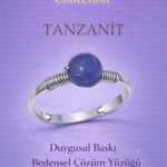 Sertifikalı Duygusal Baskı Enerji Yüzüğü – Tanzanit Ayarlanabilir İnce Kasa Balık Kova Yay Burcu