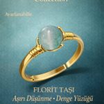 Sertifikalı Aşırı Düşünme Denge Yüzüğü – Florit Taşı Ayarlamalı Gold İnce Kasa İkizler Kova Balık