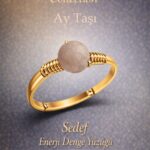 Sertifikalı Sedef Enerji Denge Yüzüğü – Ay Taşı Sedef Ayarlamalı Gold İnce Kasa Yengeç Balık Burcu