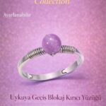 Sertifikalı Uykuya Geçiş Blokaj Kırıcı Yüzüğü – Kunzit Ayarlamalı İnce Kasa Balık Terazi Yengeç Burç