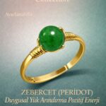 Sertifikalı Pozitif Enerji Yüzüğü – Zebercet Peridot Taşı Ayarlanabilir Gold İnce Kasa Aslan Başak Terazi