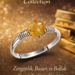 Sertifikalı Zenginlik Başarı Bolluk Enerji Frekansı Yüzüğü – Sitrin Ayarlamalı İnce Aslan Başak Boğa