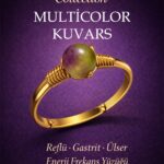 Sertifikalı Enerji Frekans Yüzüğü – Multicolor Kuvars Ayarlamalı Gold İnce Kasa İkizler Başak Balık