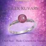 Sertifikalı Dişil Alan Baskı Çözüm Enerji Yüzüğü – Çilek Kuvars Ayarlanabilir Boğa Terazi Balık Burcu