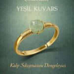 Sertifikalı Kalp Enerji Denge Yüzüğü – Yeşil Kuvars Taşı Ayarlamalı Gold Terazi Boğa Yengeç Burcu