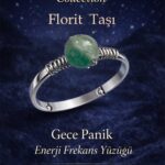 Sertifikalı Gece Panik Enerji Yüzüğü – Florit Taşı Ayarlanabilir İnce Kasa Kova Balık Terazi Burcu