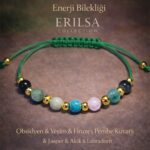 Sertifikalı Yeşil 7 Çakra Denge Enerji Uyum Psikosomatik Arınma Enerji Bilekliği – Doğal Taş Şifa